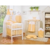 Newborn Baby Bedding set 11pcs with canopy- Little Prince/Princess peach