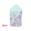Newborn Swaddle Wrap Baby Blanket - unicorn mint/mint