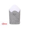 Newborn Wrap Newborn Swaddle Blanket with stiffening - mini stars white