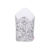 Newborn Wrap Swaddle Blanket with stiffening - bubbles gray