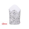 Newborn Wrap Swaddle Blanket with stiffening - bubbles gray