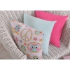 Pillow case - happy owls