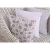 Pillow case - hedgehogs Gray