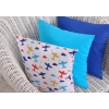 Pillow case - planes navy blue