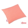 Pillow case - white dots on peach