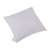 Pillow case - white polka dots on Gray