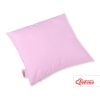 Pillow case - white polka dots on pink