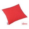 Pillow case - white polka dots on red