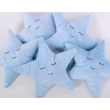 Pillow LITTLE STAR with rattle- blue