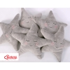 Pillow LITTLE STAR with rattle- gray