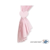 Pink Curtains for baby room- Bear with bow