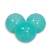 Plastic balls for the dry pool 50pcs - aqua transparent