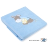 Polar fleece blanket for Baby- Donkey Luca blue