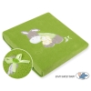 Polar fleece blanket for Baby- Donkey Luca green