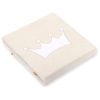 Polar fleece blanket for Baby- Little Prince/Princess cream