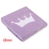 Polar fleece blanket for Baby- Little Prince/Princess lilac