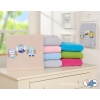 Polar fleece blanket for Baby - Owls - beige
