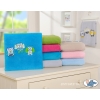 Polar fleece blanket for Baby - Owls - turquoise