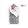 Pram sleeping bag- black flowers