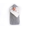 Pram sleeping bag- black flowers