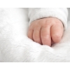 Pram sleeping bag- black flowers