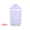 Pram sleeping bag- Black stars