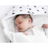 Pram sleeping bag- Black stars