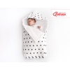 Pram sleeping bag- Black stars