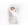 Pram sleeping bag- Black stars