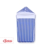 Pram sleeping bag- Chessboard dark blue
