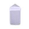 Pram sleeping bag- Gray Stars