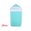 Pram sleeping bag- Mint stars