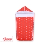 Pram sleeping bag- red stars