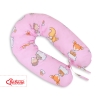 Pregnancy pillow - Longer- Forest Animals pink