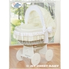 Replacement Cover set 4 pcs for Moses Masket/Wicker crib no. 58962-135 or 78962-135