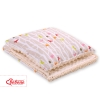 Set: Double-sided blanket minky + pillow- beige trees