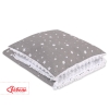 Set: Double-sided blanket minky + pillow- mini gray stars