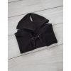 Set for Hobby Horse A3: Fleece blanket + earmuffs - black