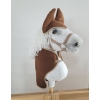 Set for Hobby Horse A3: Fleece blanket + earmuffs - brown