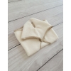 Set for Hobby Horse A3: Fleece blanket + earmuffs - cream