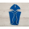 Set for Hobby Horse A3: Fleece blanket + earmuffs - dark blue