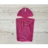 Set for Hobby Horse A3: Fleece blanket + earmuffs - dark pink