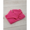 Set for Hobby Horse A3: Fleece blanket + earmuffs - dark pink