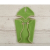 Set for Hobby Horse A3: Fleece blanket + earmuffs - green
