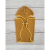 Set for Hobby Horse A3: Fleece blanket + earmuffs - honey yellow