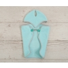 Set for Hobby Horse A3: Fleece blanket + earmuffs - light mint