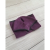 Set for Hobby Horse A3: Fleece blanket + earmuffs - plum