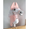 Set for Hobby Horse A3: Fleece blanket + earmuffs - powder pink