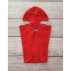 Set for Hobby Horse A3: Fleece blanket + earmuffs - red