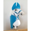 Set for Hobby Horse A3: Fleece blanket + earmuffs - turquoise